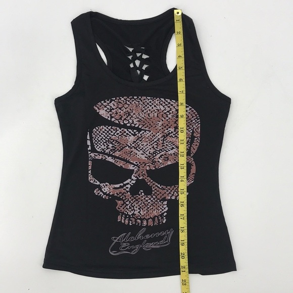 Skull tank top XS. Biker Alchemy England - Picture 8 of 8